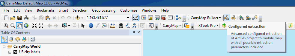 CarryMap Builder Help - Selecting map extraction boundary