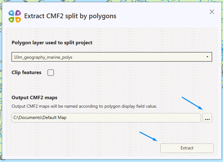 CarryMap Builder Help - Extracting map split by polygons