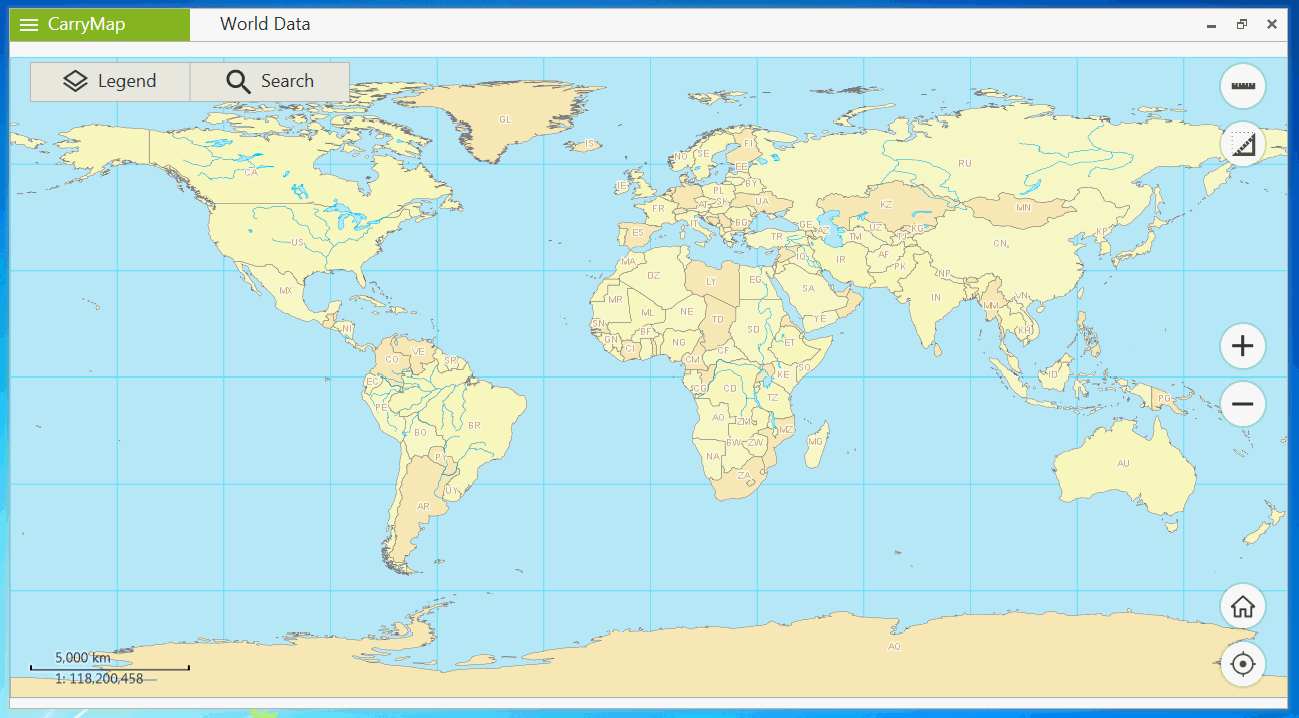 CarryMap for Windows Help - Projects and adding maps and data to the ...